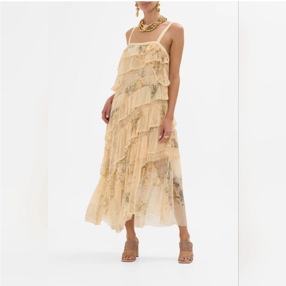 8 NWOT CAMILLA Asymmetric Spliced Lace Dress
Adorned In Antiquity Small 1200.00